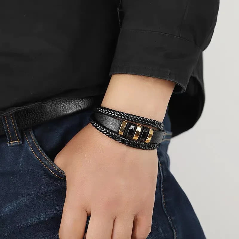 Always Beside You - Son's Customized Bracelet