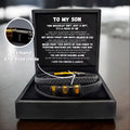 Always Beside You - Son's Customized Bracelet